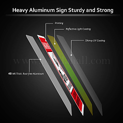 UV Protected & Waterproof Aluminum Warning Signs&nbsp;AJEW-GL0001-01A-02