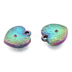 Rack Plating 201 Stainless Steel Pendant Rhinestone Settings&nbsp;STAS-N098-261M
