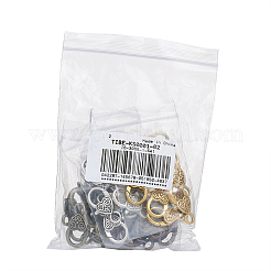 Tibetan Style Alloy Heart Lobster Claw Clasps&nbsp;TIBE-KS0001-02