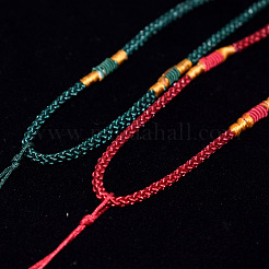 Nylon Cord Necklace Making&nbsp;NWIR-E028-04A