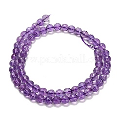 Natural Amethyst Beads Strands&nbsp;G-H329-D01-6mm