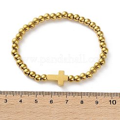 304 Stainless Steel Beaded Bracelets for Women&nbsp;BJEW-Z133-01G
