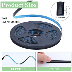 2 Sets 1 Color PVC Edge Banding&nbsp;AJEW-GF0013-70D