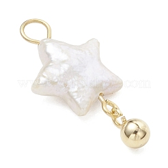 Natural Keshi Pearl Pendants&nbsp;PALLOY-JF04747