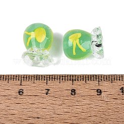 Inner Flower Handmade Lampwork Beads&nbsp;LAMP-Q039-13E