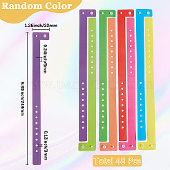 PVC Disposable Wristbands&nbsp;BJEW-WH20002-03