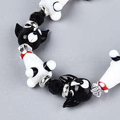 Handmade Lampwork Beads Strands&nbsp;LAMP-N028-15