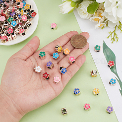 100Pcs UV Plating Acrylic European Beads&nbsp;OACR-HY0001-26