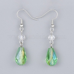 Electroplate Glass Dangle Earrings&nbsp;EJEW-JE03176