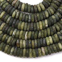 Frosted Natural Chinese Jade Beads Strands&nbsp;G-K389-C12-01