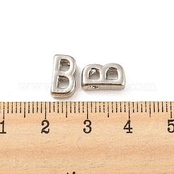 Platinum Plated Alloy Beads&nbsp;PALLOY-CJC0001-64P-B