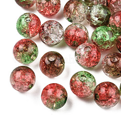 Transparent Crackle Acrylic Beads&nbsp;CACR-N002-13A