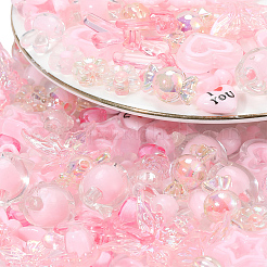 160Pcs 16 Styles Mixed Styles Acrylic Beads&nbsp;OACR-PA0001-77E
