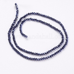 Electroplate Glass Beads Strands&nbsp;GLAA-F076-FP01