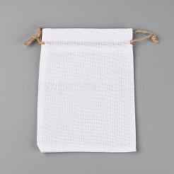Jute Blank DIY Craft Drawstring Bag&nbsp;CW-TAC0001-09B