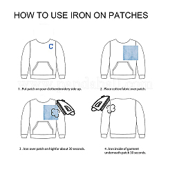 Computerized Embroidery Cloth Iron On Patches&nbsp;DIY-GF0002-14B