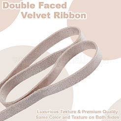 3 Rolls Double-sided Velvet Ribbon&nbsp;OCOR-DR0001-08B