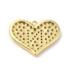 Brass Micro Pave Cubic Zirconia Pendants&nbsp;KK-Q772-10G