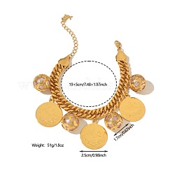 Alloy and Resin Charm Bracelets&nbsp;FS-WG050C5-01