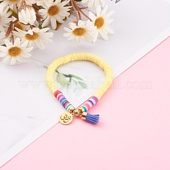 Chakra 304 Stainless Steel Charm Bracelets&nbsp;BJEW-JB06001