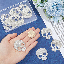 10Pcs Alloy Rhinestone Cabochons&nbsp;FIND-PH0038-53B