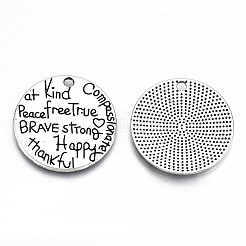Tibetan Style Alloy Pendants&nbsp;TIBE-S323-010AS-RS