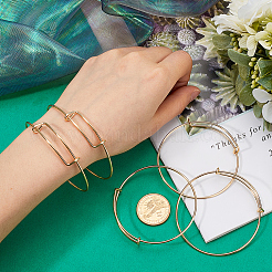 12Pcs Steel Adjustable Bangle Making&nbsp;AJEW-SC0002-G