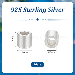 90Pcs 925 Sterling Silver Spacer Beads&nbsp;FIND-PH0059-78C
