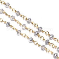 Handmade Glass Beaded Chains&nbsp;CHC-F007-15