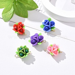 Handmade Polymer Clay Links Connectors&nbsp;PALLOY-JF00692