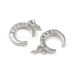 Brass Micro Pave Cubic Zirconia Pendants&nbsp;KK-R230-01P
