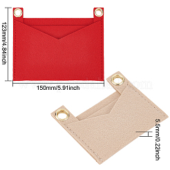 3Pcs 3 Colors Felt Bags Organizer Insert&nbsp;PURS-WR0006-82B