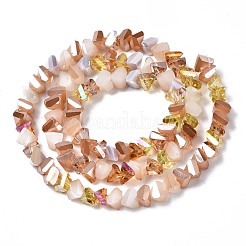 Electroplate Glass Beads Strands&nbsp;EGLA-N002-06H