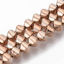 Electroplated Non-magnetic Synthetic Hematite Beads Strands&nbsp;G-S365-014