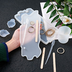 DIY Silicone Hangtag Molds Kits&nbsp;DIY-TA0008-28