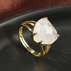Brass Cuff Open Rings&nbsp;RJEW-D347-01G-11