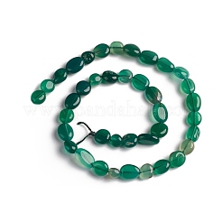 Natural Green Onyx Agate Beads Strands&nbsp;G-D0002-D61