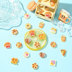 60Pcs 12 Styles Opaque Rsin Cabochons&nbsp;RESI-CJ0004-75