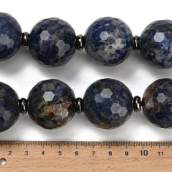 Natural Sodalite European Beads Strands&nbsp;GG-CBA007A-D05-01