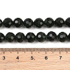 Synthetic Green Goldstone Beads Strands&nbsp;GG-CBA199E-F03-8mm