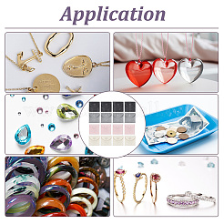 20Pcs 4 Colors Square Velvet Jewelry Bags&nbsp;TP-NB0001-56