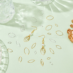 64Pcs 8 Style Brass Linking Rings&nbsp;KK-BC0009-43