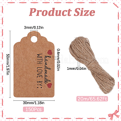 150Pcs Paper Gift Tags&nbsp;CDIS-SP0001-21C