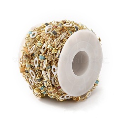 Handmade Natural Gemstone Column Beaded Chains&nbsp;CHC-M024-31G