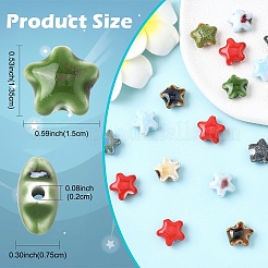 10Pcs Handmade Porcelain Beads&nbsp;PORC-YW0001-56