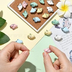 20Pcs 5 Colors Handmade Porcelain Beads&nbsp;PORC-CJ0001-19