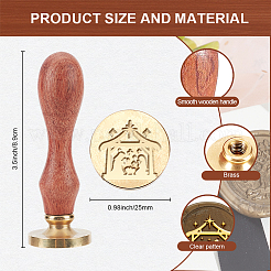 Christmas Wax Seal Stamp Set&nbsp;AJEW-WH0208-1310