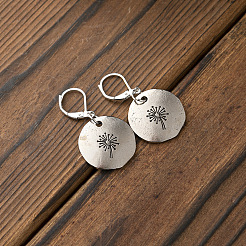 Alloy Leverback Earrings&nbsp;WGDE6E3-01