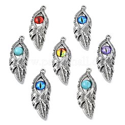 10Pcs 5 Colors Alloy Glass Big Pendants&nbsp;FIND-CJ0005-78