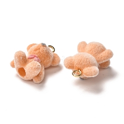Flocky Resin Pendants&nbsp;RESI-G019-02B